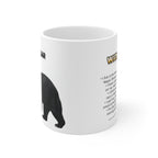 Moon Bear Coffee Mug – 11oz Ceramic Mug for Animals With Facts Series 2 Gifts