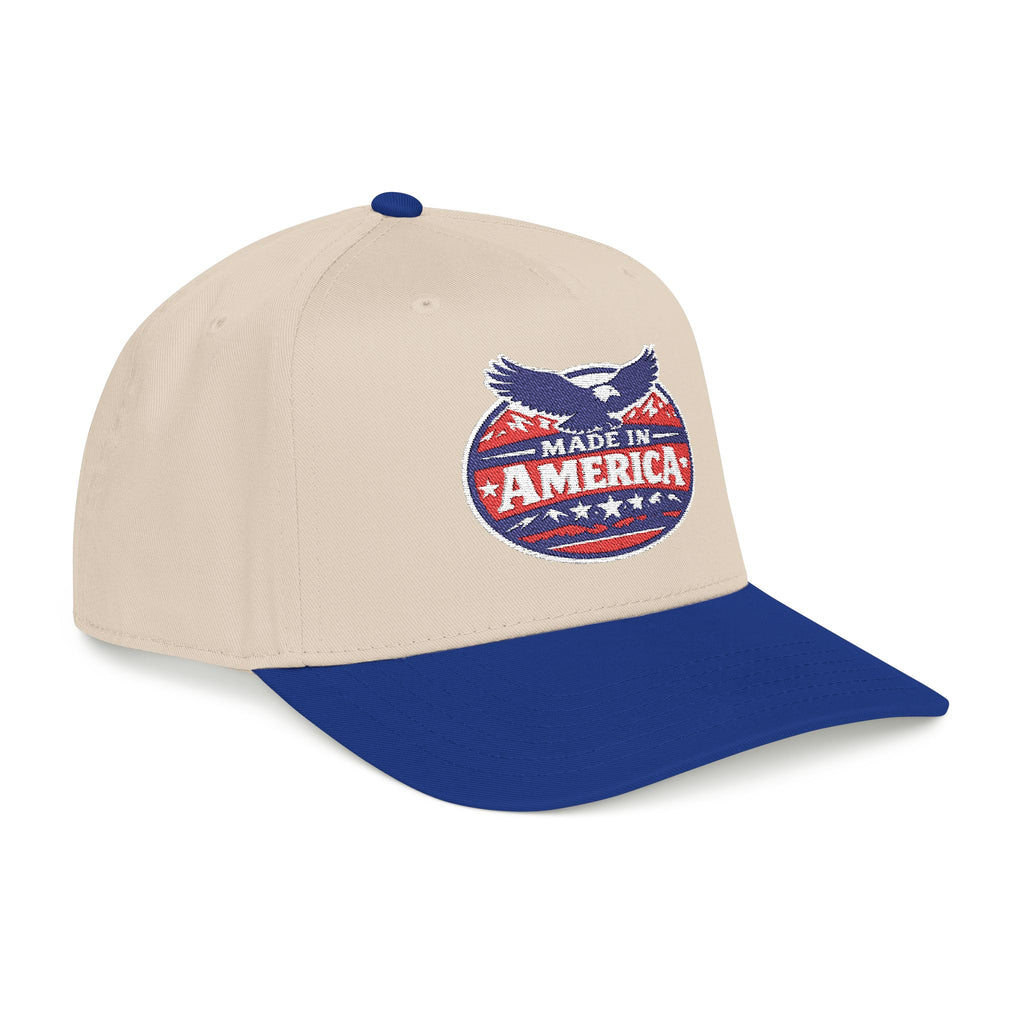 Made in America Baseball Cap - Patriotic Eagle Snapback