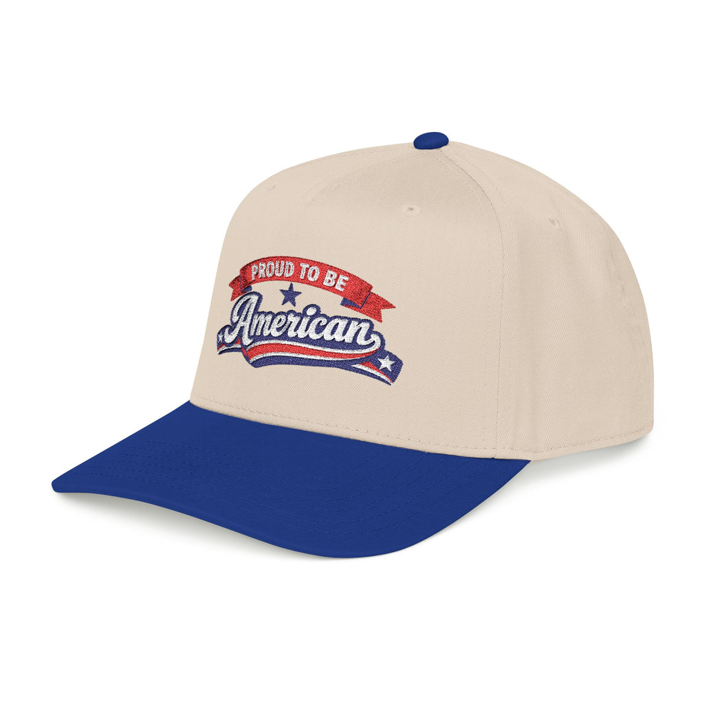 Proud to Be American Baseball Cap — Patriotic USA Snapback Hat