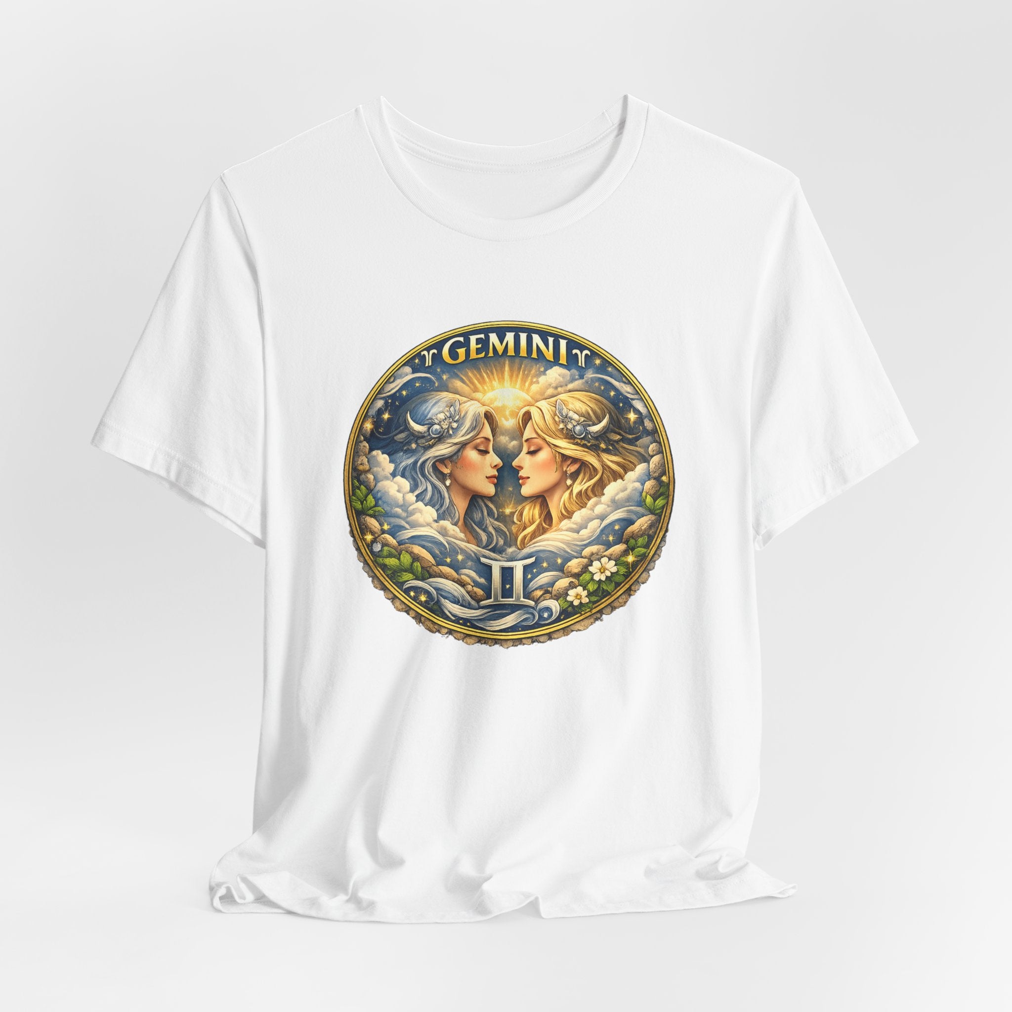 Gemini Zodiac Tee – Vintage Twin Astrology T-Shirt