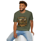 Dog Driving Club T‑Shirt — National Park Explorer Retro Pet Road Trip Tee