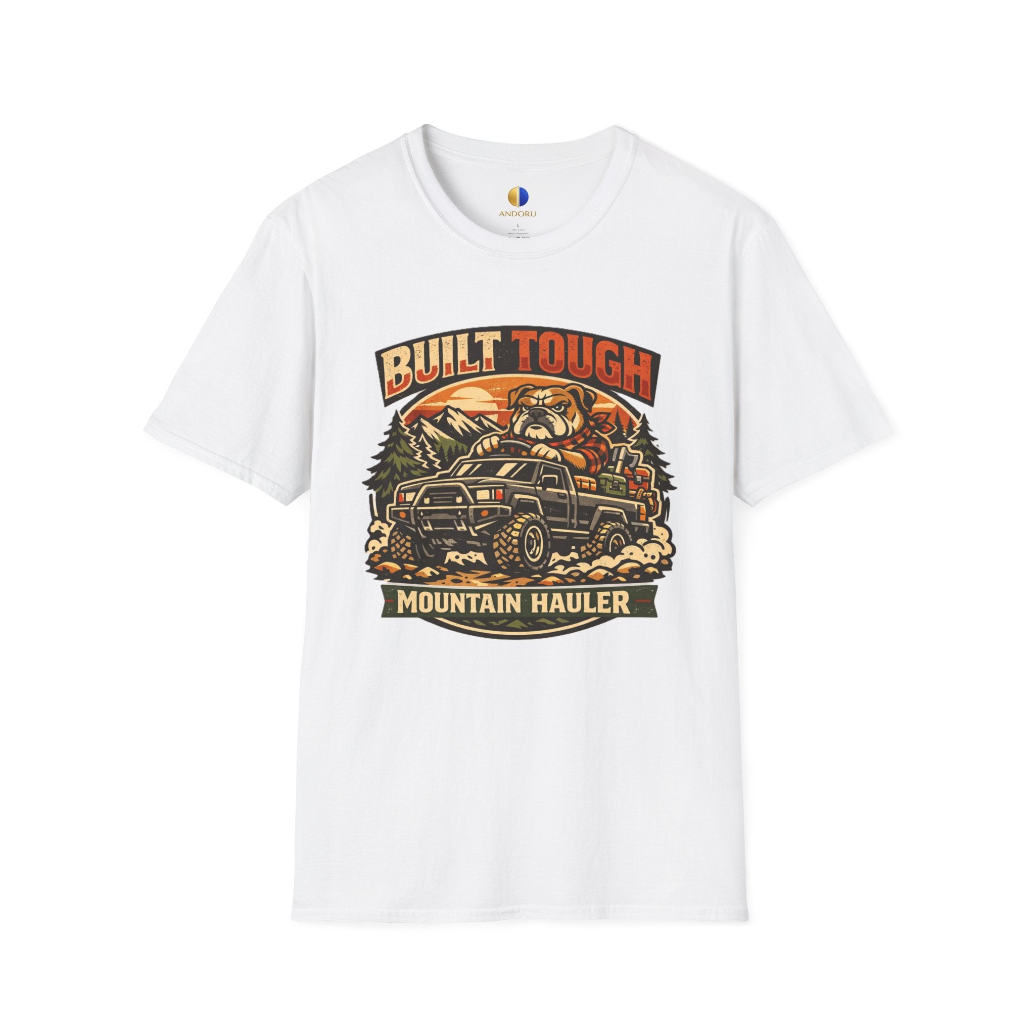 Built Tough Mountain Hauler T-Shirt — Off-Road Truck Graphic Tee