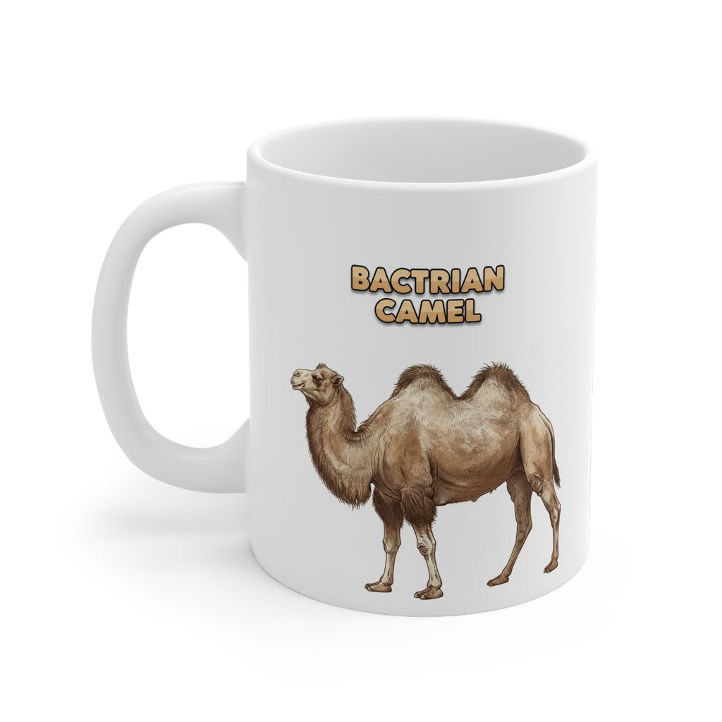 Bactrian Camel Coffee Mug – 11oz Ceramic Mug for Animals With Facts Series 2 Gifts