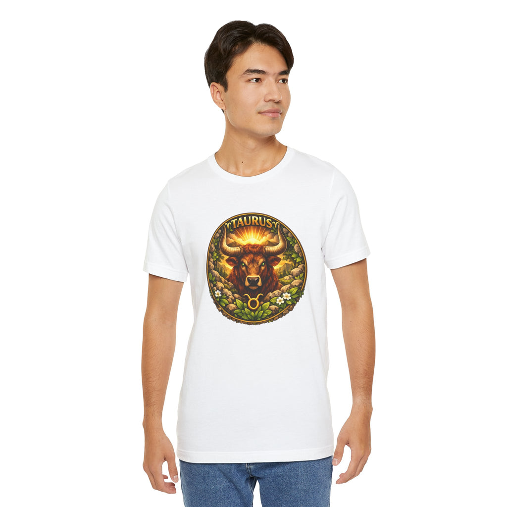 Taurus Zodiac Tee — Bull Astrology Graphic T-Shirt