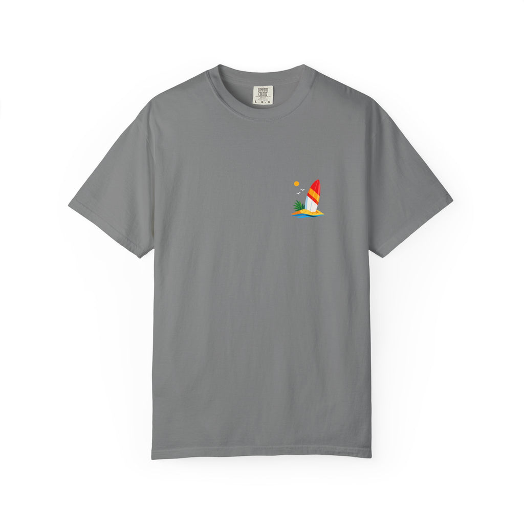 Beach Sailboat T-Shirt — Small Chest Graphic, Summer Vacation Tee