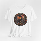 Scorpio Zodiac Tee — Fiery Scorpion Astrology T-Shirt