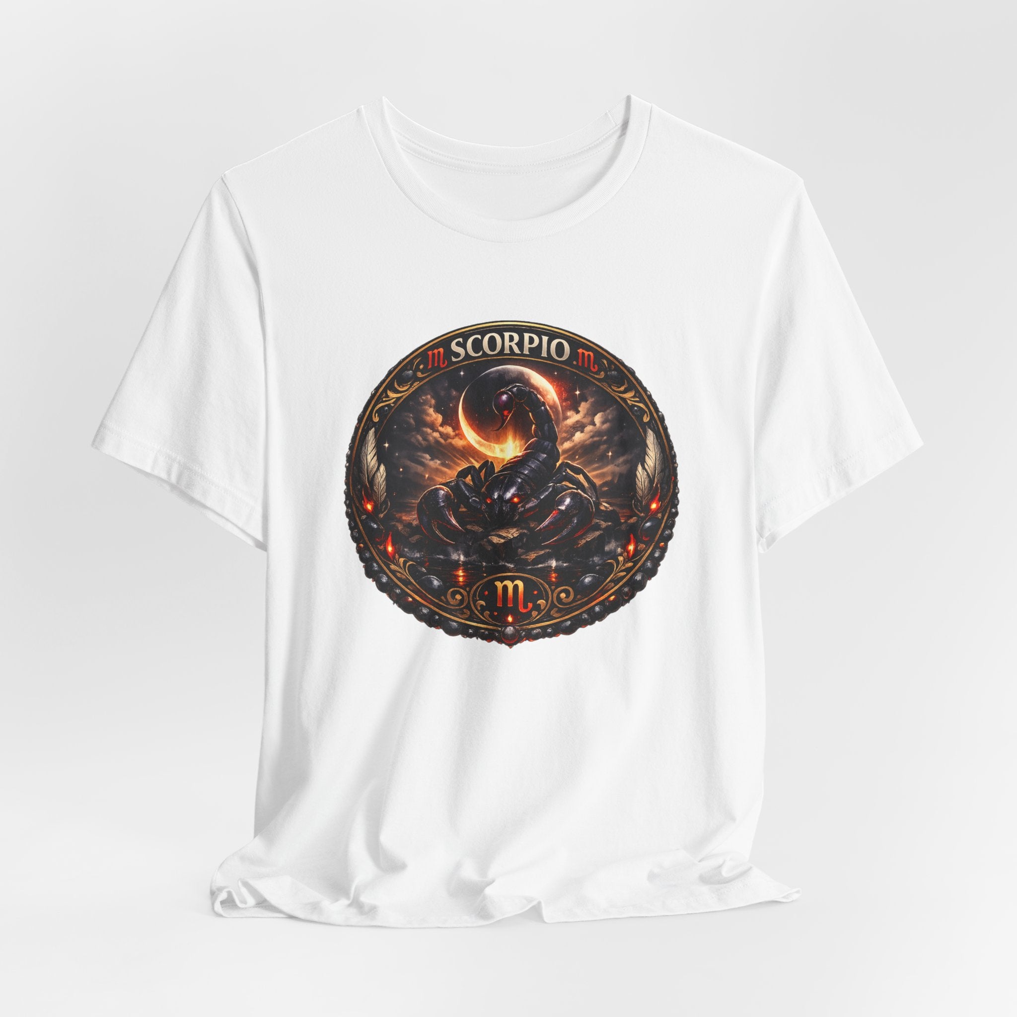 Scorpio Zodiac Tee — Fiery Scorpion Astrology T-Shirt