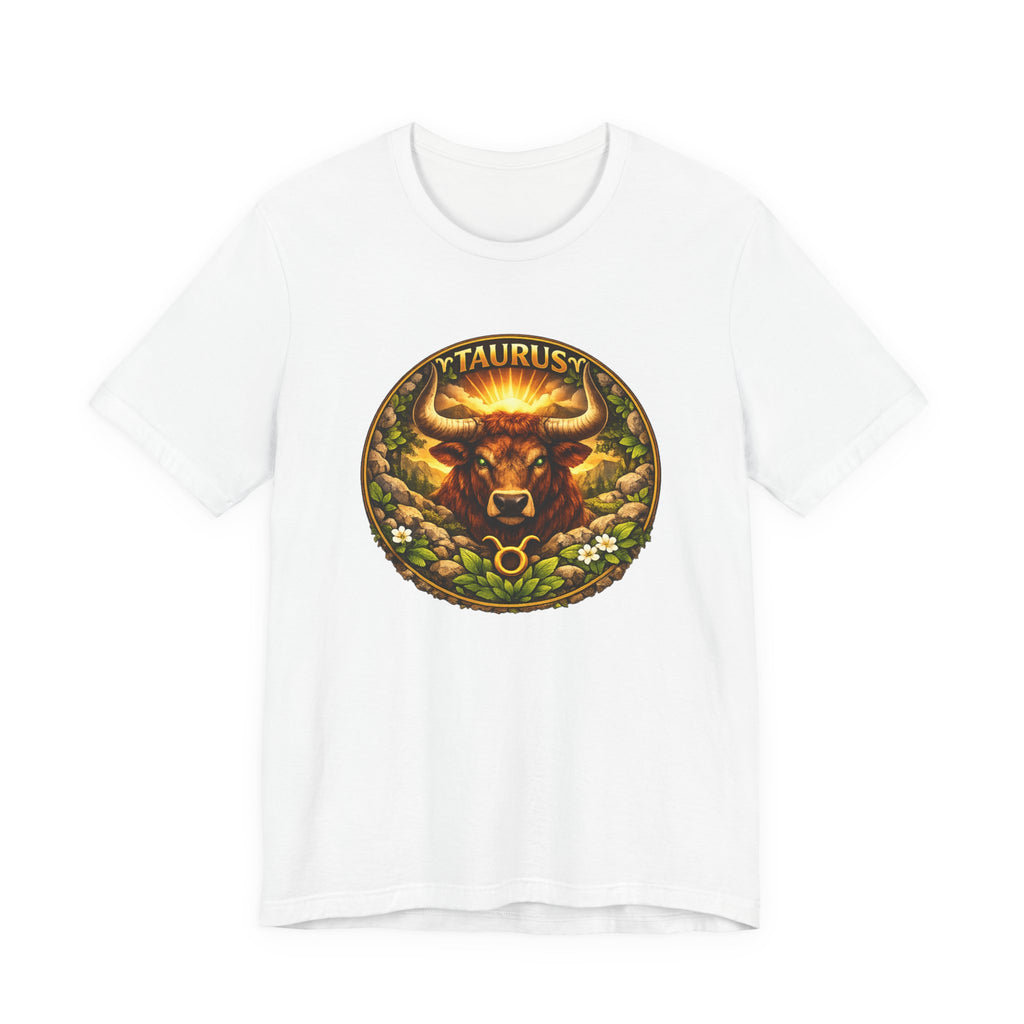 Taurus Zodiac Tee — Bull Astrology Graphic T-Shirt