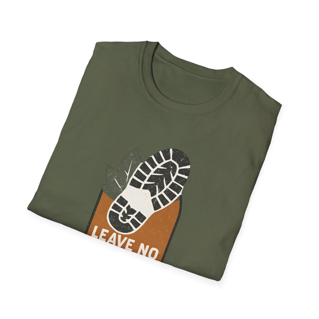 Leave No Trace Hiking T-Shirt — Eco Outdoor Trail Conservation Tee