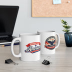 Veteran Pride Ceramic Mug – Patriotic American Eagle Coffee Cup (11oz, 15oz)