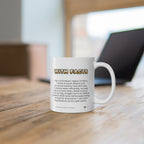 Gemsbok Oryx Coffee Mug – 11oz Ceramic Mug for Animals With Facts Series 1 Gifts