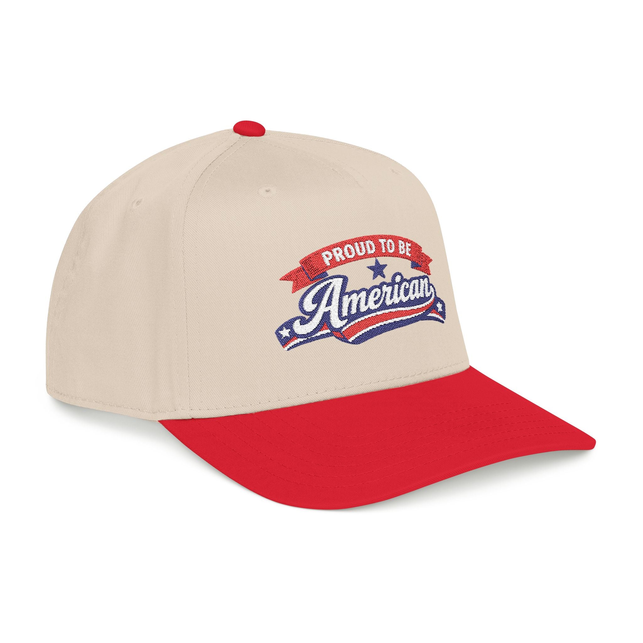 Proud to Be American Baseball Cap — Patriotic USA Snapback Hat