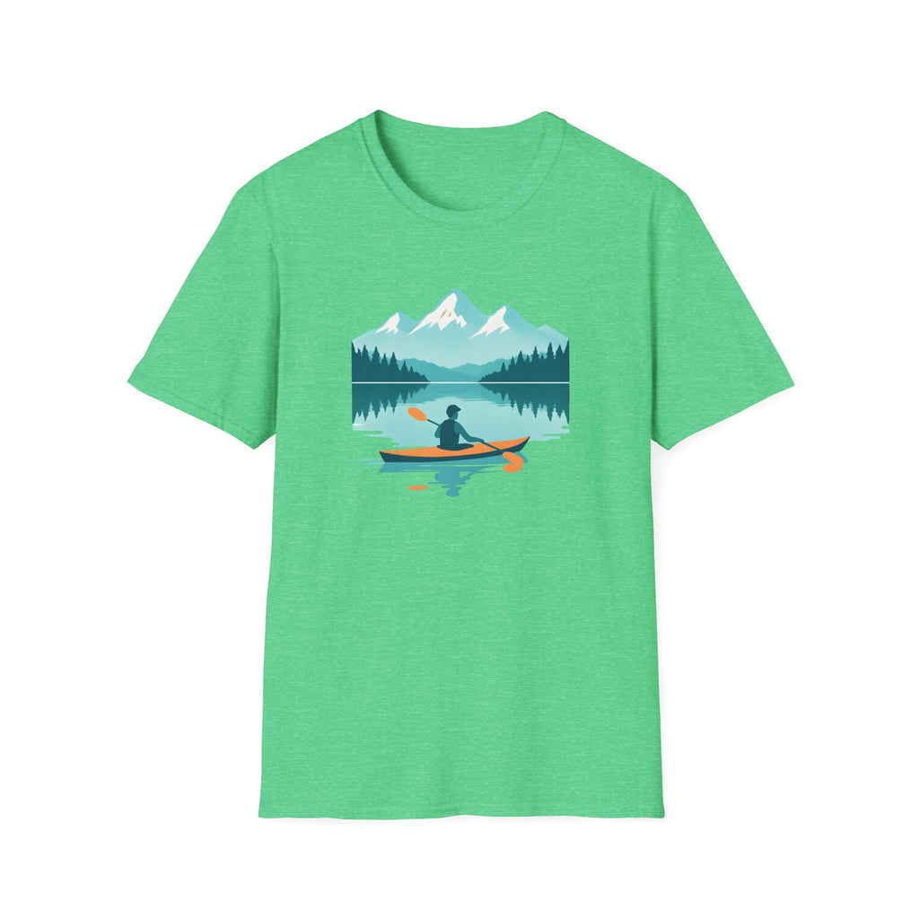 Kayak Lake T-Shirt — Mountain Reflection Outdoor Adventure Tee
