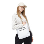 Personalized Tote Bag — Custom Text AOP Reusable Shopping Tote