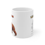 Orangutan Coffee Mug – 11oz Ceramic Mug for Animals With Facts Series 2 Gifts