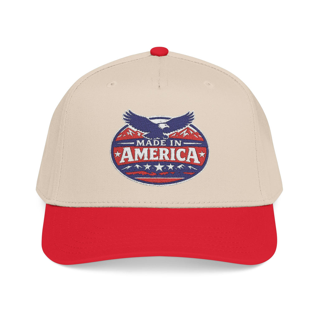 Made in America Baseball Cap - Patriotic Eagle Snapback