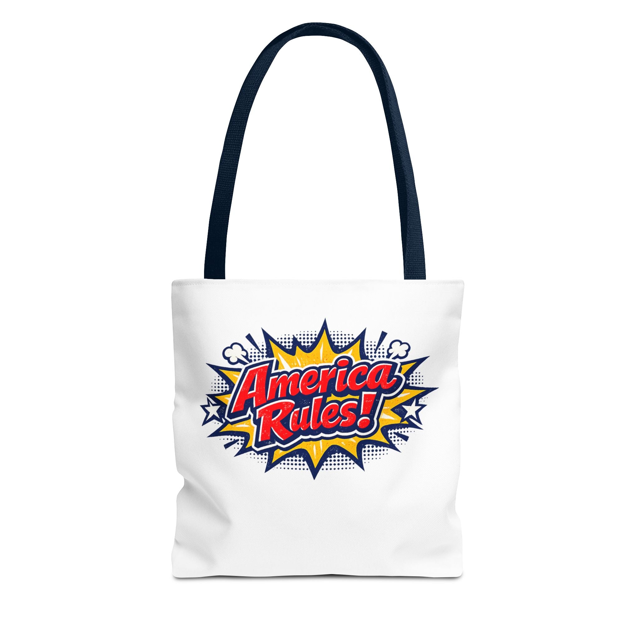 America Rules! Tote Bag — Patriotic Real American Graphic Tote