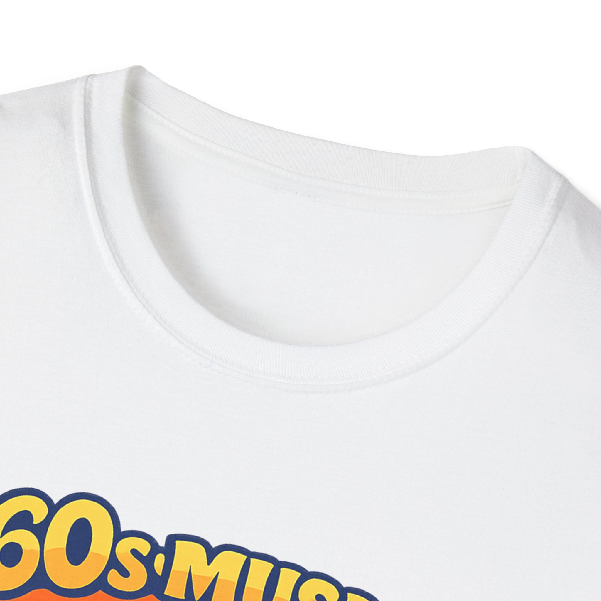 60s Music T-Shirt — Retro Peace & Love Vintage Radio Design