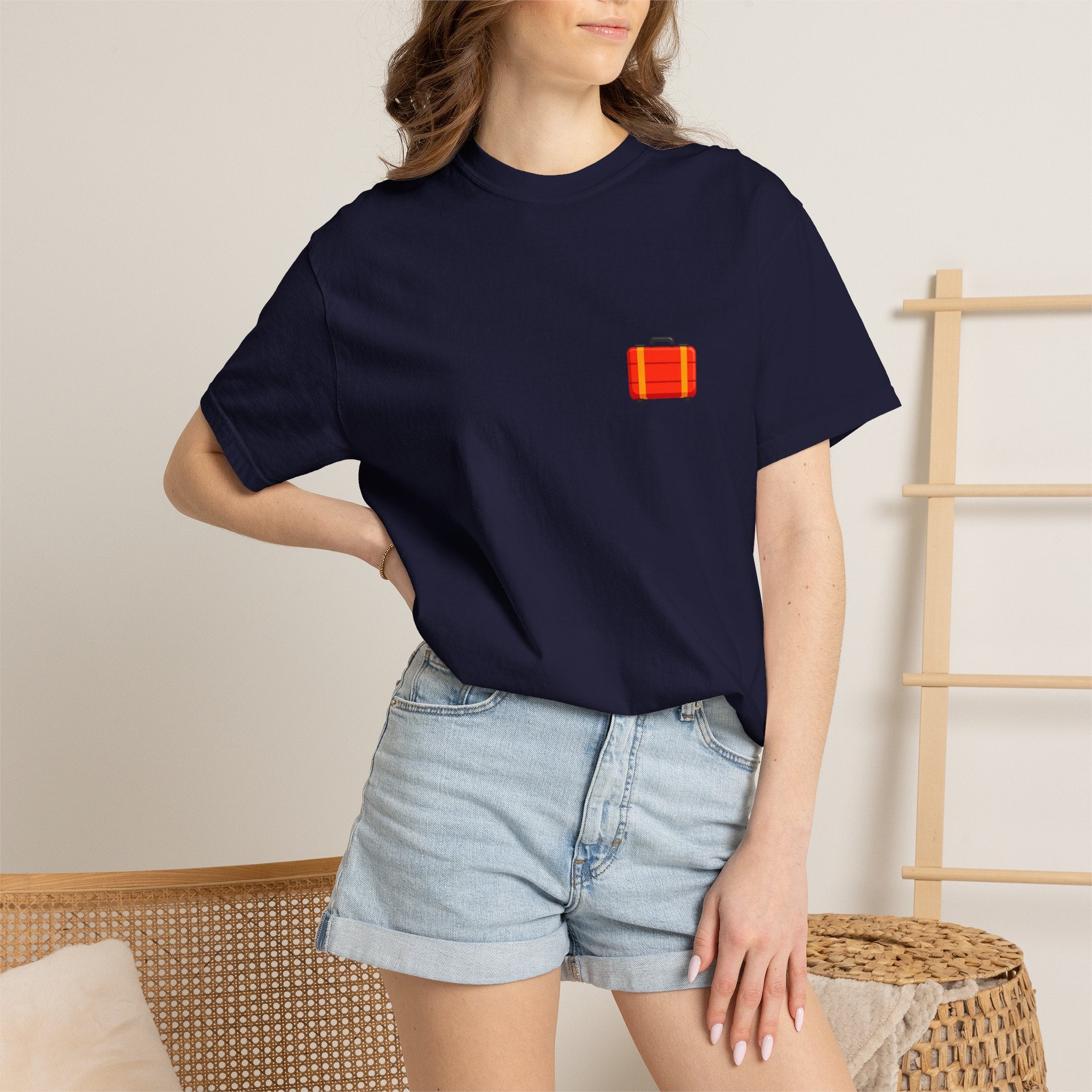 Mini Vintage Radio Pocket T-Shirt