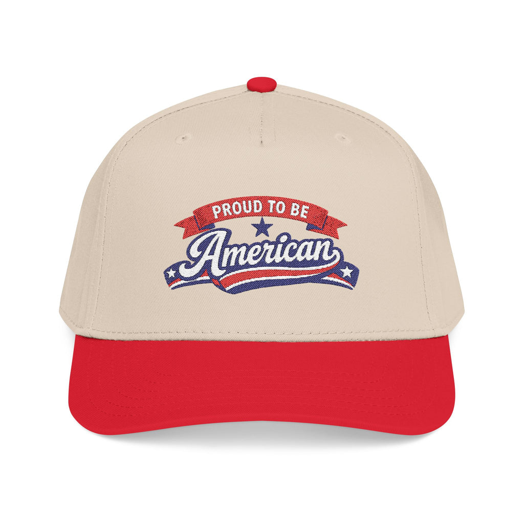 Proud to Be American Baseball Cap — Patriotic USA Snapback Hat