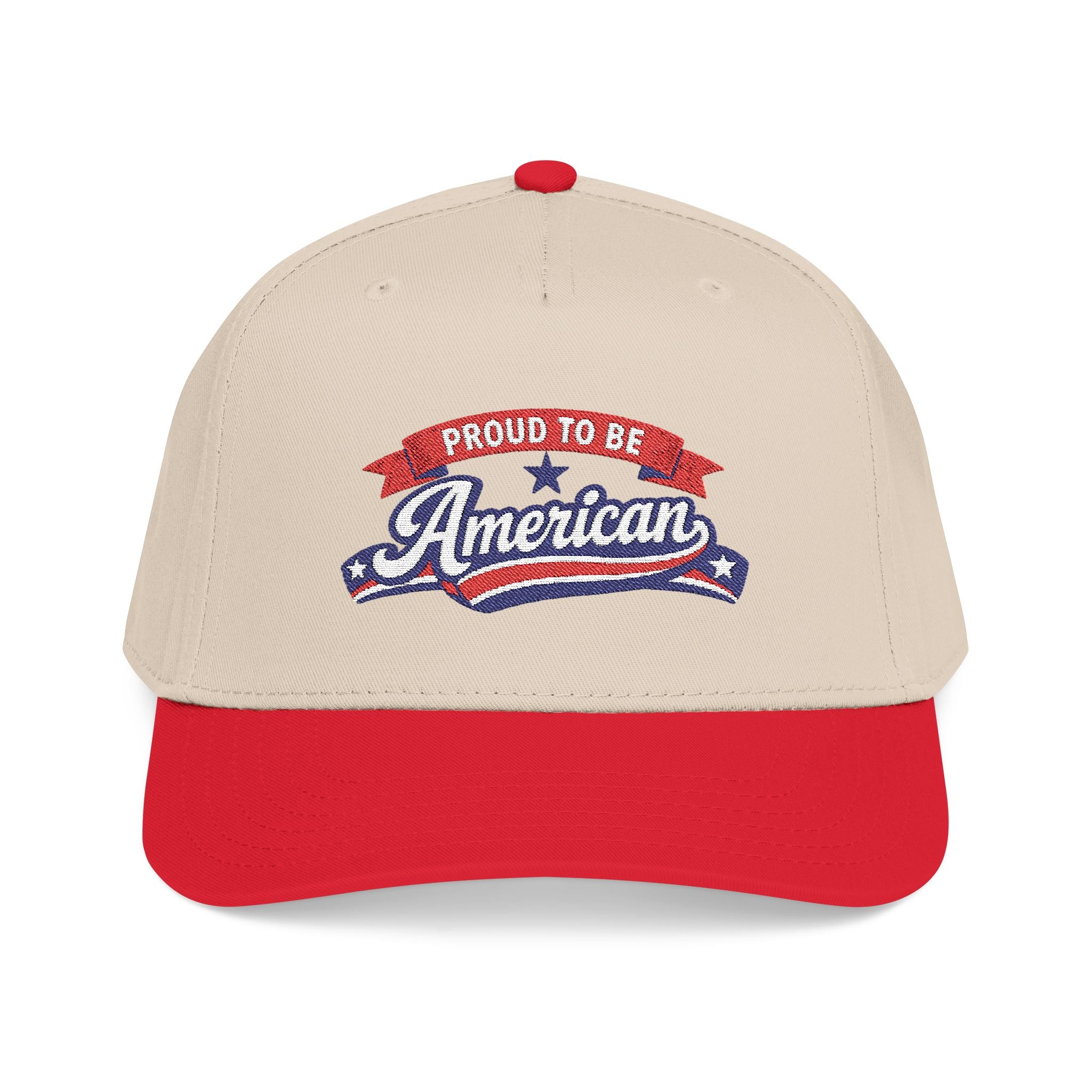 Proud to Be American Baseball Cap — Patriotic USA Snapback Hat