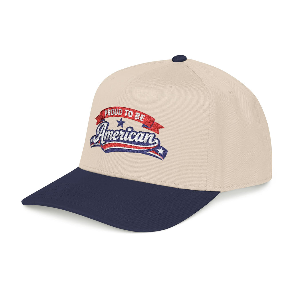 Proud to Be American Baseball Cap — Patriotic USA Snapback Hat