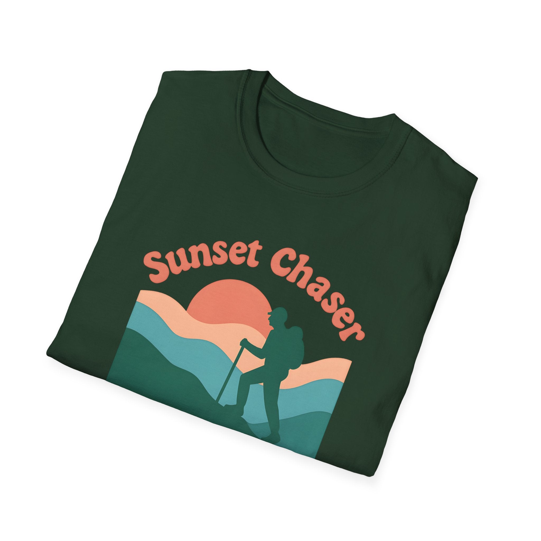 Hiker on Sunset Trail Tee