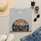 Official Dog Driving Club T‑Shirt — Pawprint Adventure Graphic Tee