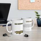 Nile Crocodile Coffee Mug – 11oz Ceramic Mug for Animals With Facts Series 1 Gifts