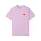 Beach Umbrella Pocket T-Shirt — Minimal Summer Graphic Tee