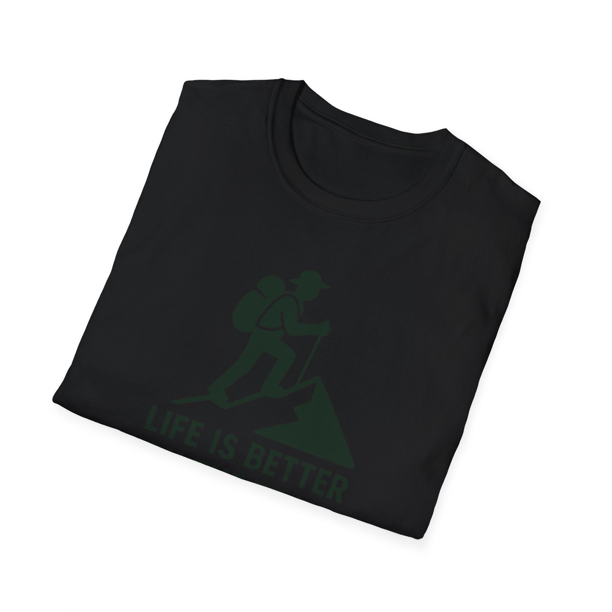 Hiking T-Shirt — "Life Is Better On The Trail" Adventure Tee