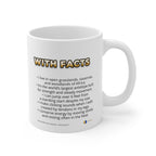 Eland Coffee Mug – 11oz Ceramic Mug for Animals With Facts Series 1 Gifts