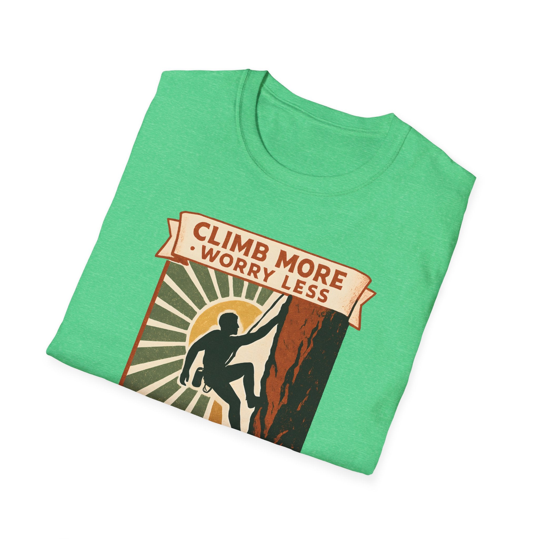 Climb More Worry Less Tee