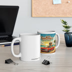 Mug — Cool Dog Cruising - Retro Dog Driving Club Limited Edition (11oz)
