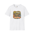 70s Music Retro T-Shirt — "Stayin' Groovy" Vintage Boombox & Floral Tee