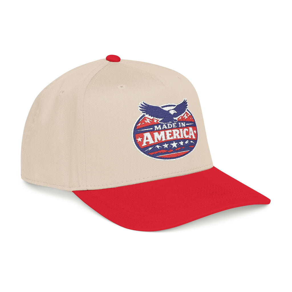 Made in America Baseball Cap - Patriotic Eagle Snapback