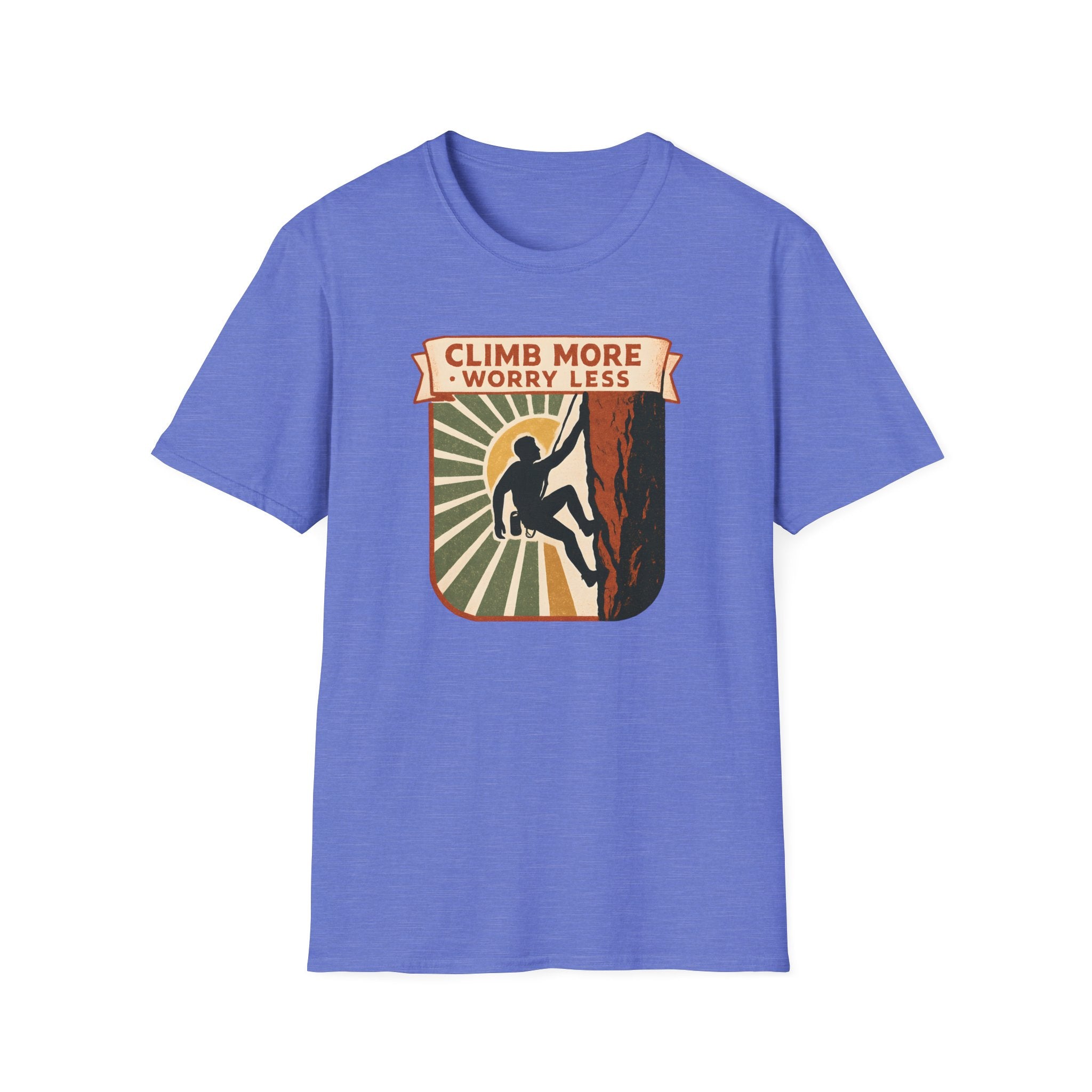 Climb More Worry Less Tee