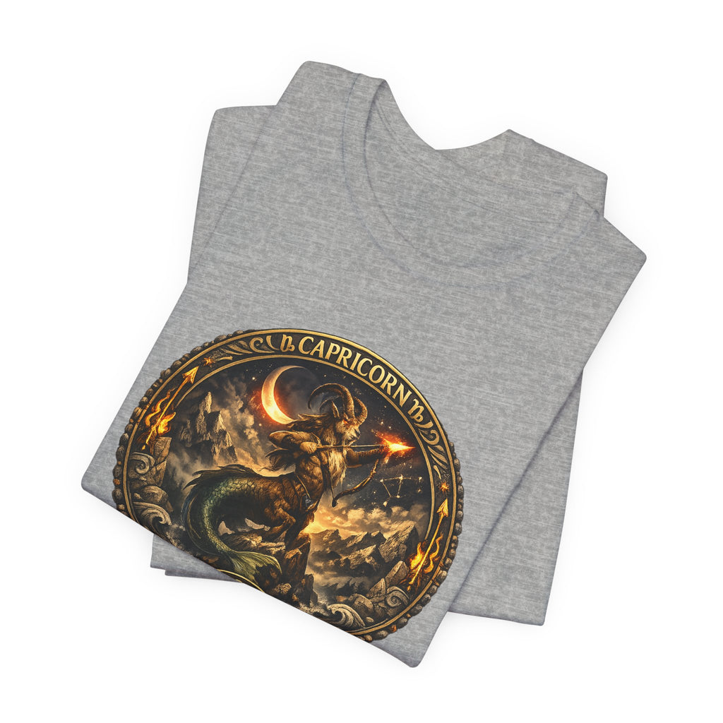 Capricorn Zodiac Tee — Mythic Sea-Goat Astrology T-Shirt
