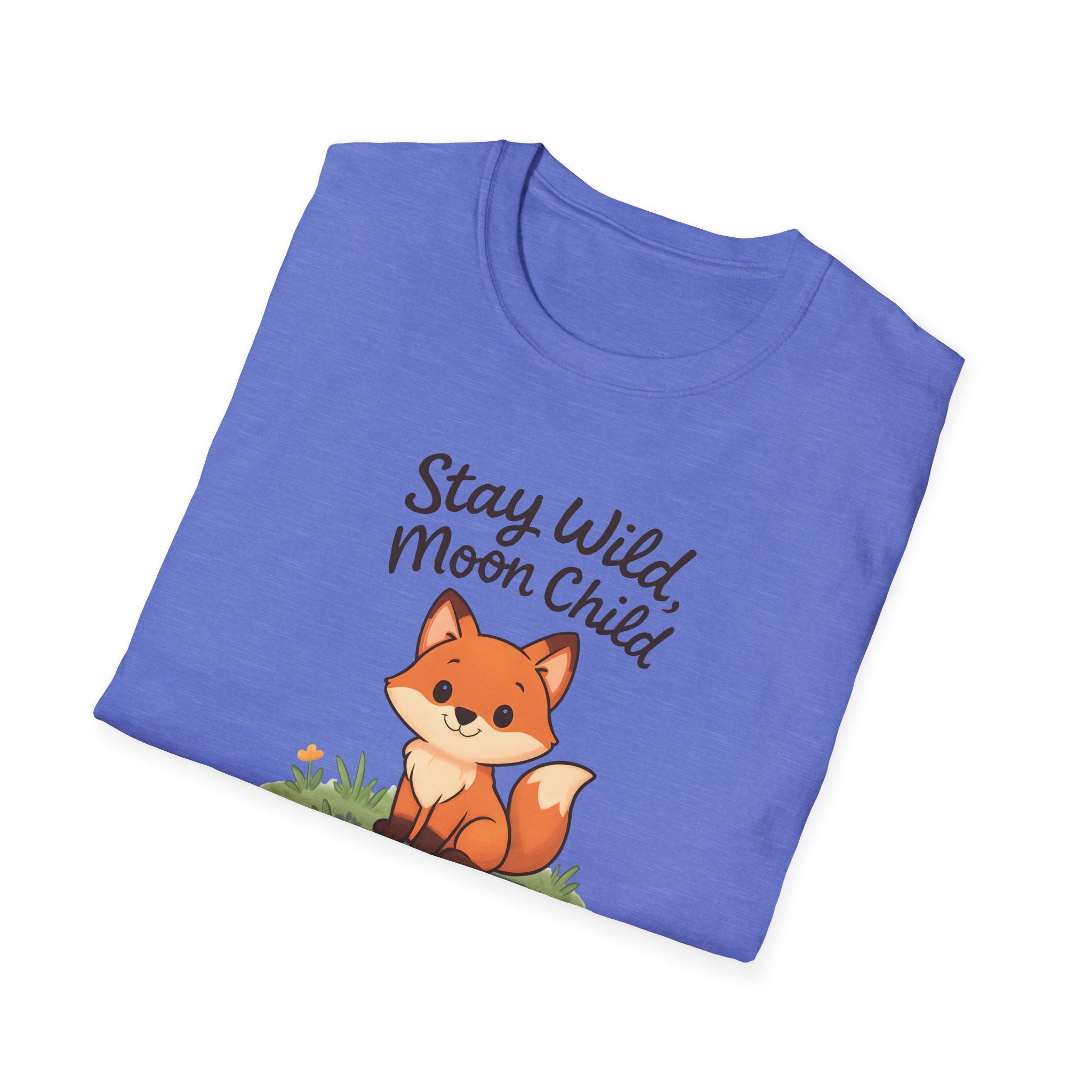 Stay Wild Moon Child Fox T-Shirt — Cute Woodland Animal Tee