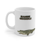 Siamese Crocodile Coffee Mug – 11oz Ceramic Mug for Animals With Facts Series 1 Gifts