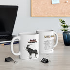 Sable Antelope Coffee Mug – 11oz Ceramic Mug for Animals With Facts Series 1 Gifts