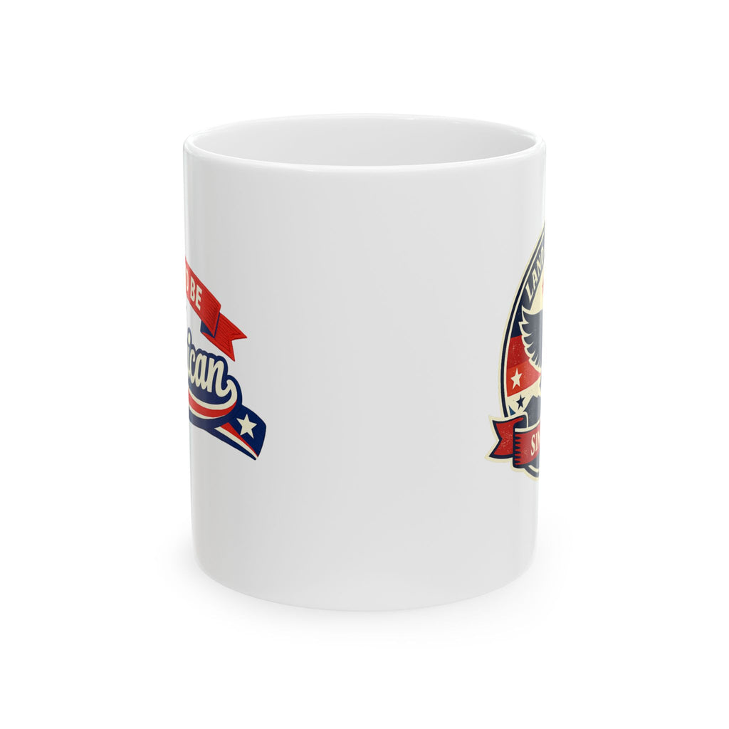 Veteran Pride Ceramic Mug – Patriotic American Eagle Coffee Cup (11oz, 15oz)