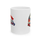 Veteran Pride Ceramic Mug – Patriotic American Eagle Coffee Cup (11oz, 15oz)