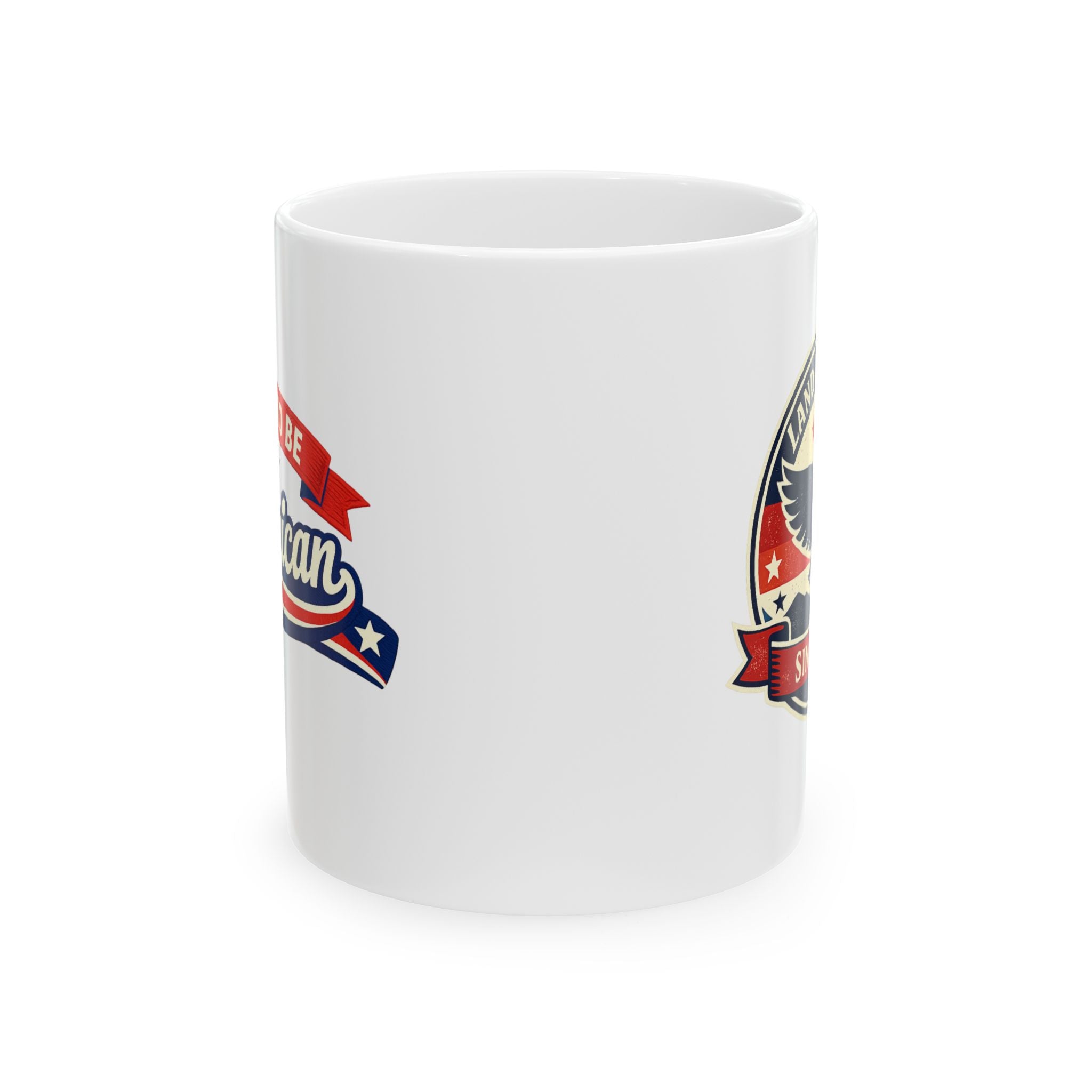 Veteran Pride Ceramic Mug – Patriotic American Eagle Coffee Cup (11oz, 15oz)