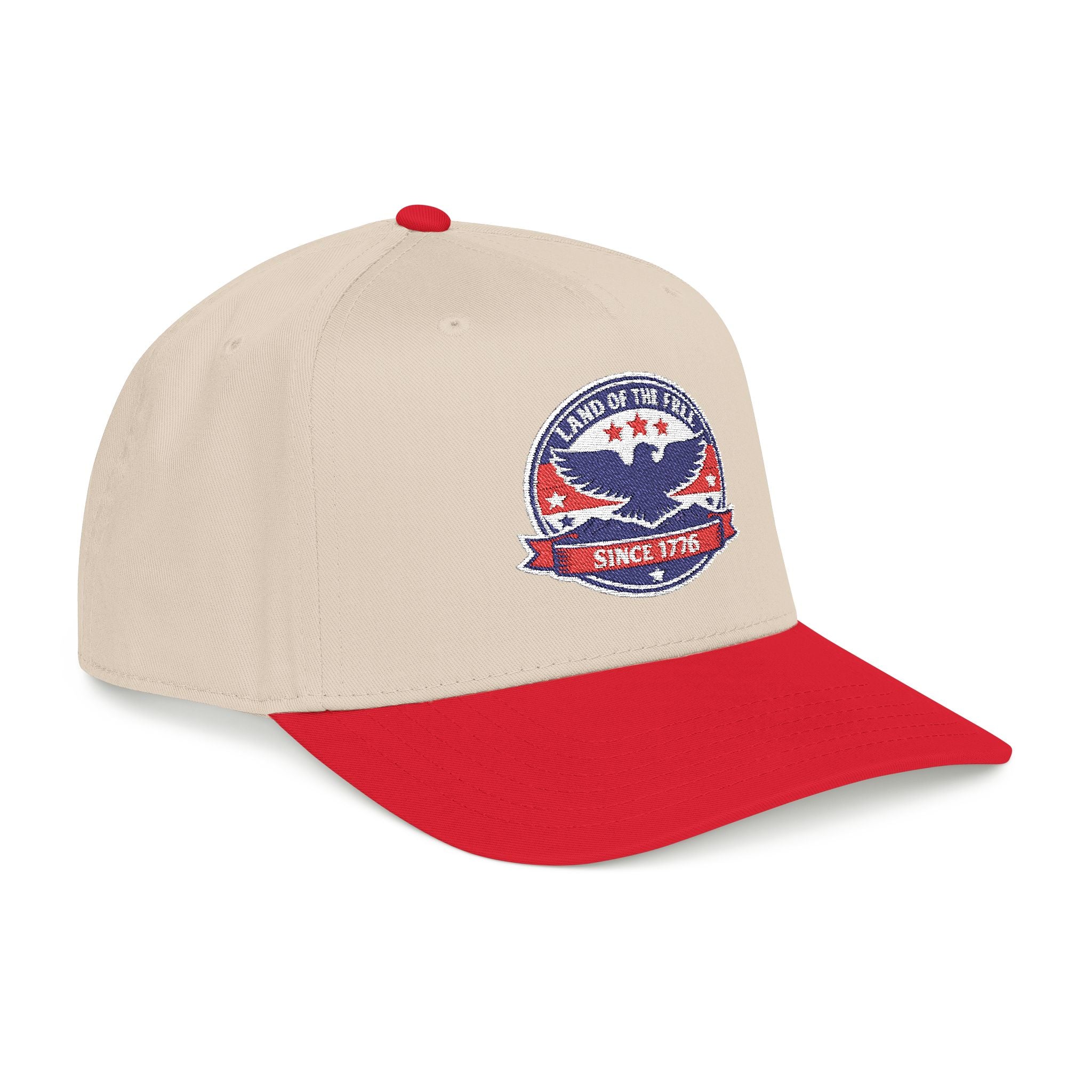 Patriotic Eagle Baseball Cap — Land of the Free Since 1776