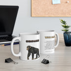 Chimpanzee Coffee Mug – 11oz Ceramic Mug for Animals With Facts Series 1 Gifts