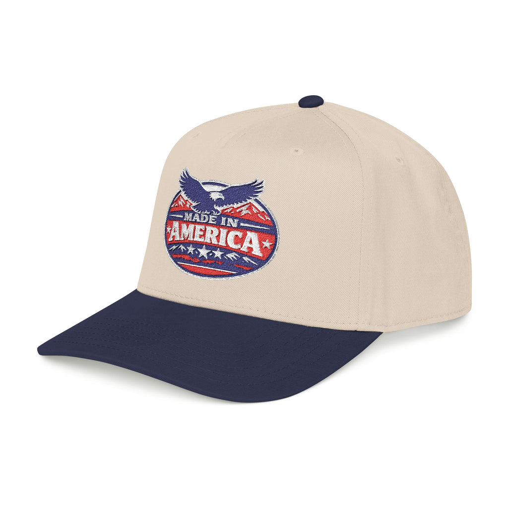 Made in America Baseball Cap - Patriotic Eagle Snapback