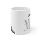 Green Tree Frog Coffee Mug – 11oz Ceramic Mug for Animals With Facts Series 3 Gifts
