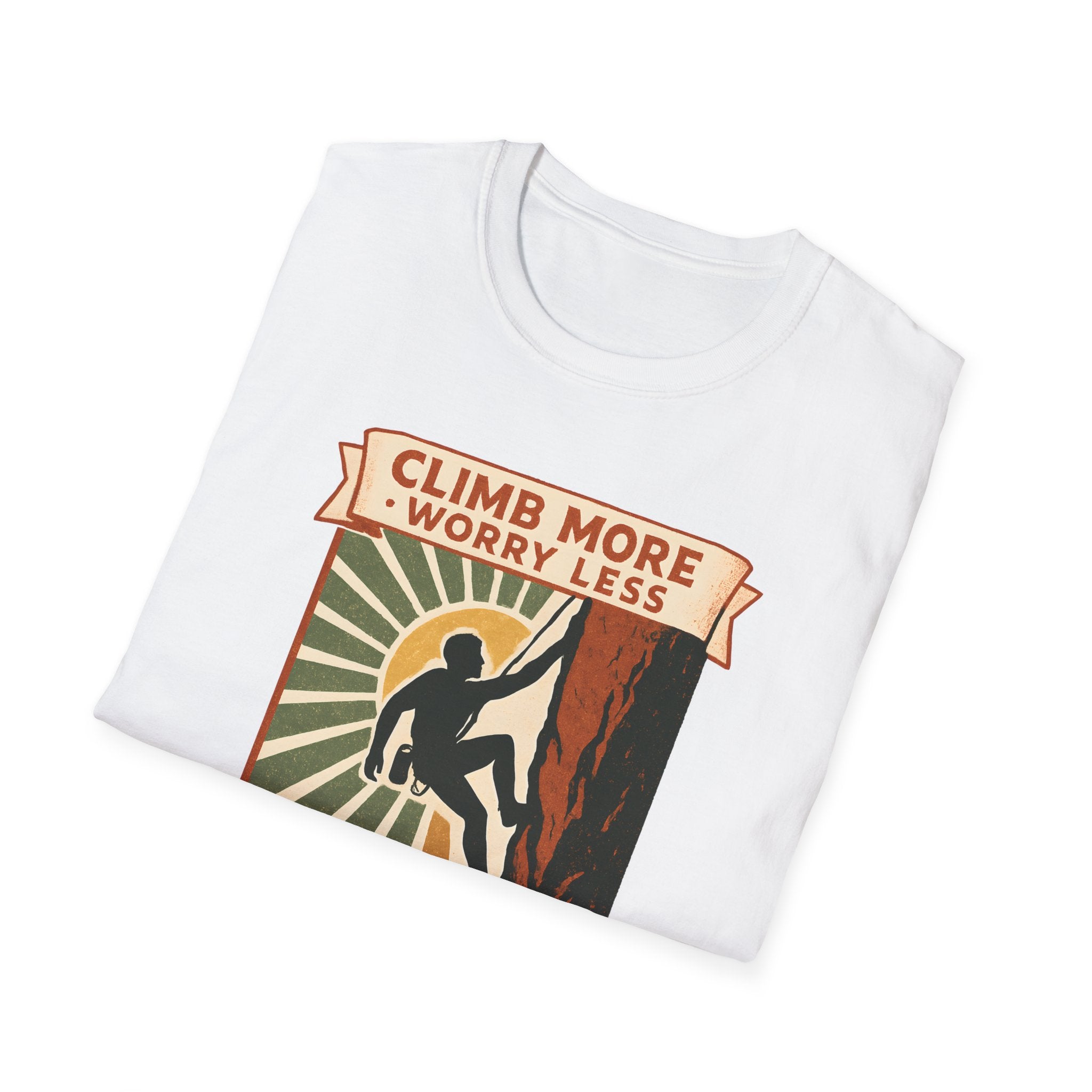 Climb More Worry Less Tee