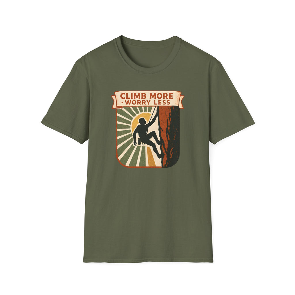 Climb More Worry Less Tee